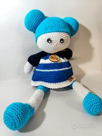 Bambole da collezione amigrumi-Emanuela