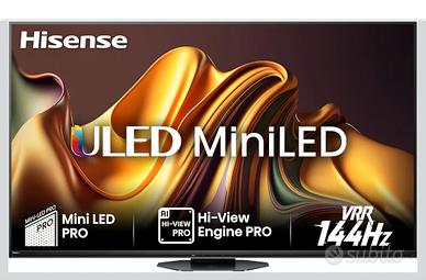 Hisense TV 65" Mini-LED 4K 65U8NQ, 