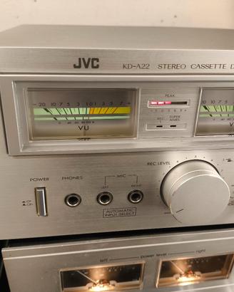 piastra cassette JVC kda22