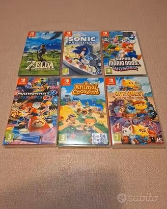 Giochi Switch Zelda - Mario - Sonic - Animal