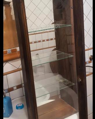 Vetrinetta in legno anticato 