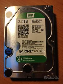 Hard Disk 2 TB - WD wd20EZRX