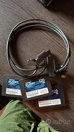 3 Patriot SSD SATA3 2.5 120GB + Sata Usb3