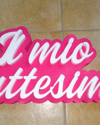 Scritta " il mio battesimo"