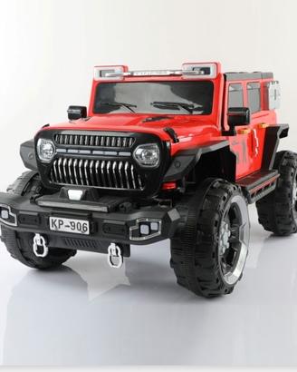Jeep auto 4x4 elettrica bambini 4 motori