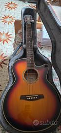 chitarra eletrroacustica Ibanez AEG10-VS + CUSTODI