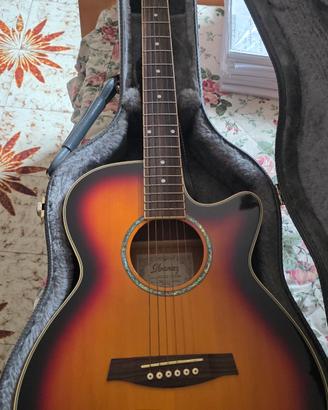 chitarra eletrroacustica Ibanez AEG10-VS + CUSTODI