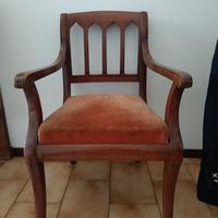 Sedia / poltrona in stile Windsor