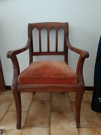 Sedia / poltrona in stile Windsor