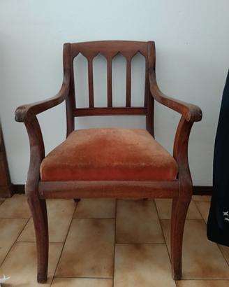 Sedia / poltrona in stile Windsor
