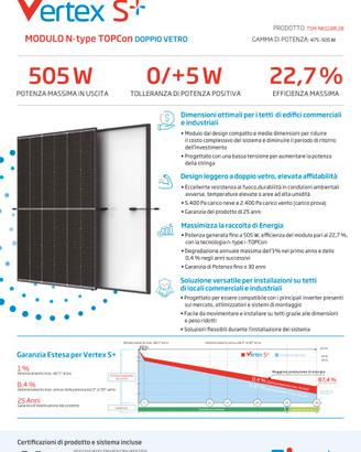 Fotovoltaico da 6 kWp chiavi in mano