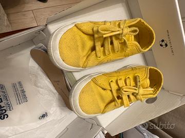 Superga gialle bambino misura 24