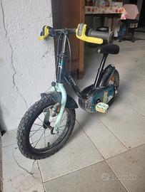 Bicicletta da 14 pollici unisex decatlon