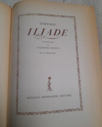 Libri Iliade di Omero
