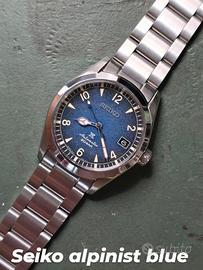 seiko alpinist blue 
