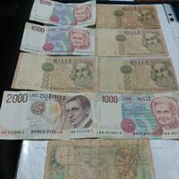 monete di carta in lire