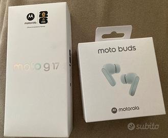 Motorola G17 256Gb + auricolari senza filo - NUOVI