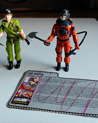 2 Action Figure G.I. Joe 1985 Hasbro Originali