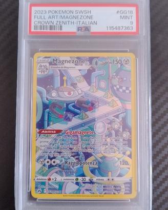 Pokemon PSA 9 Magnezone GG18/GG70 Zenit Regale Ita