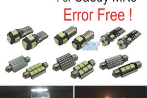 KIT 13 LAMPADE LED INTERNE PER VOLKSWAGEN VW CADDY