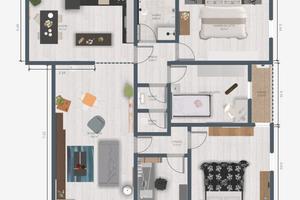 Grande e luminoso tre camere