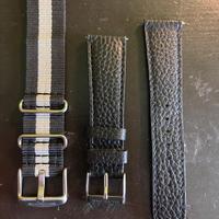 CINTURINO PELLE NUOVO, MAI INDOSSATO 22mm GLYCINE