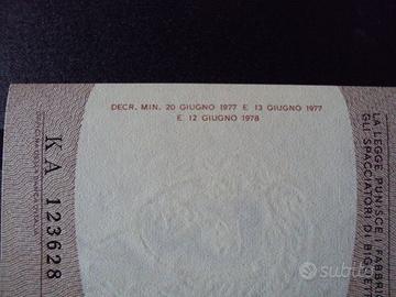 carta moneta lire 50000 volto di donna R