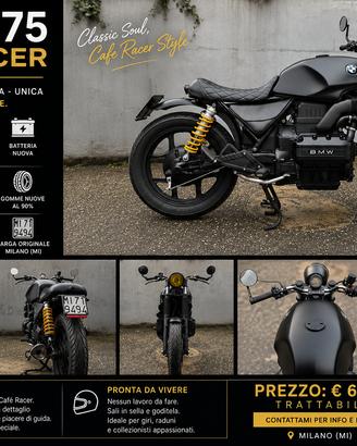 BMW K75 Café Racer - 1986 - Restauro Completo -