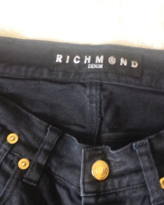 jeans donna Richmond neri usati tg 40