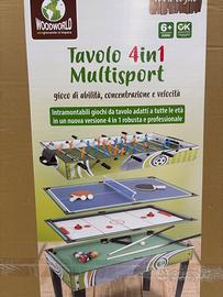 Tavolo da gioco 4 in 1