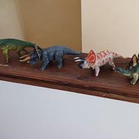 Set 4 dinosauri plastica dura