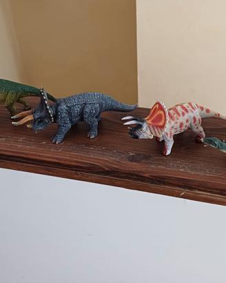 Set 4 dinosauri plastica dura