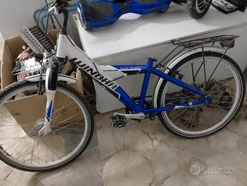  quattro biciclette più due hoverboard