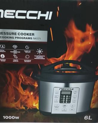 Pentola a pressione elettrica 6L 1000W Necchi 