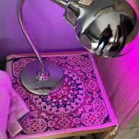 Lampada acciaio Anni 60