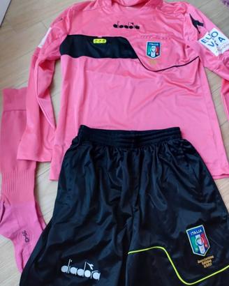 divisa arbitro aia rosa Diadora taglia L