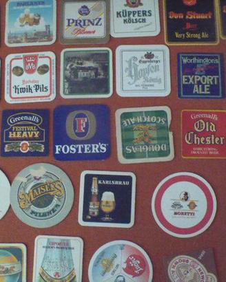 Sottobicchieri birra anni '80