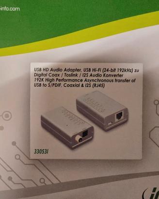 Adattatore audio da micro usb a coassiale
