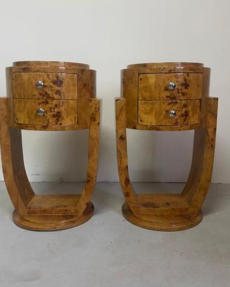 Copia comodini stile art deco