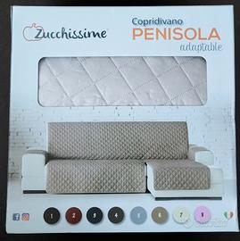 Copridivano penisola chaise longue