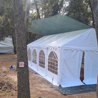 4x8m tendone per campeggio o feste, PVC 800