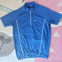 Maglietta a mezza manica da ciclista gimer blu L