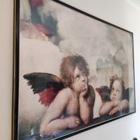 angeli di Raffaello 100 x 140 incorniciato