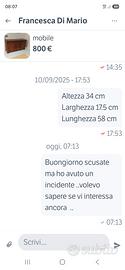 Mobile basso legno legno
