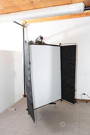 MANFROTTO WIND-UP 3 sezioni +WINDOW LIGHT