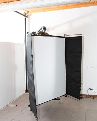 MANFROTTO WIND-UP 3 sezioni +WINDOW LIGHT