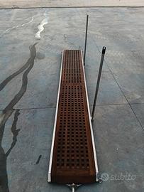 Passerella inox e teak