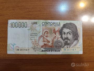 Banconota da 100 mila lire 