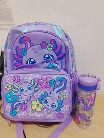 zaino smiggle+portapranzo termico+borraccia 