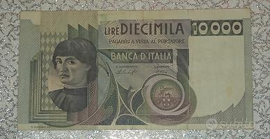 banconota 10.000 lire il Castagno 
